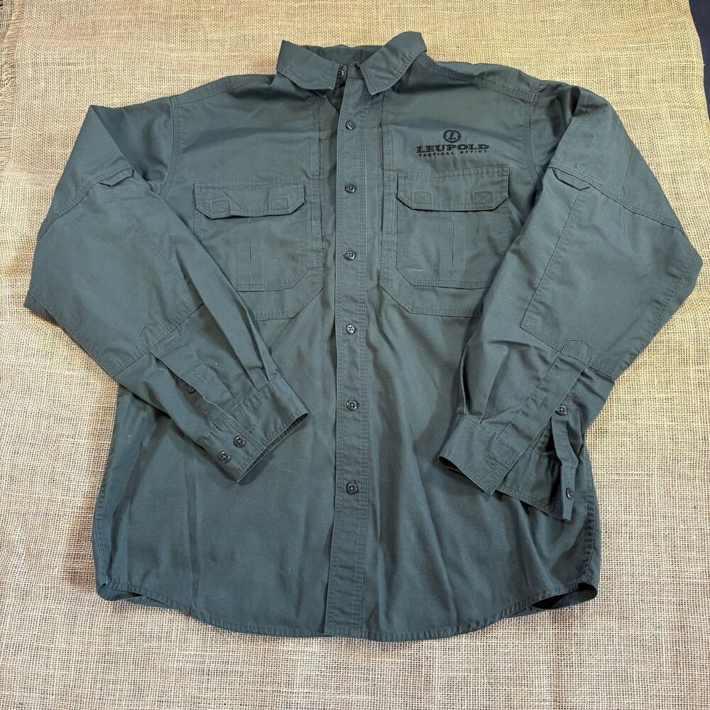 5.11 Tactical Long Sleeve Shirt Leupold Tactical Optics Logo Size Medium Reg